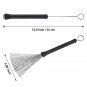 Pangda 1 Pair Drum Brushes Retractable Wire Brushes Drums Drum Sticks Brush w...