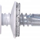 The Hillman Group 48049 14 X 7/8-Inch White Painted Head Lap Stitch Screw, 1-...