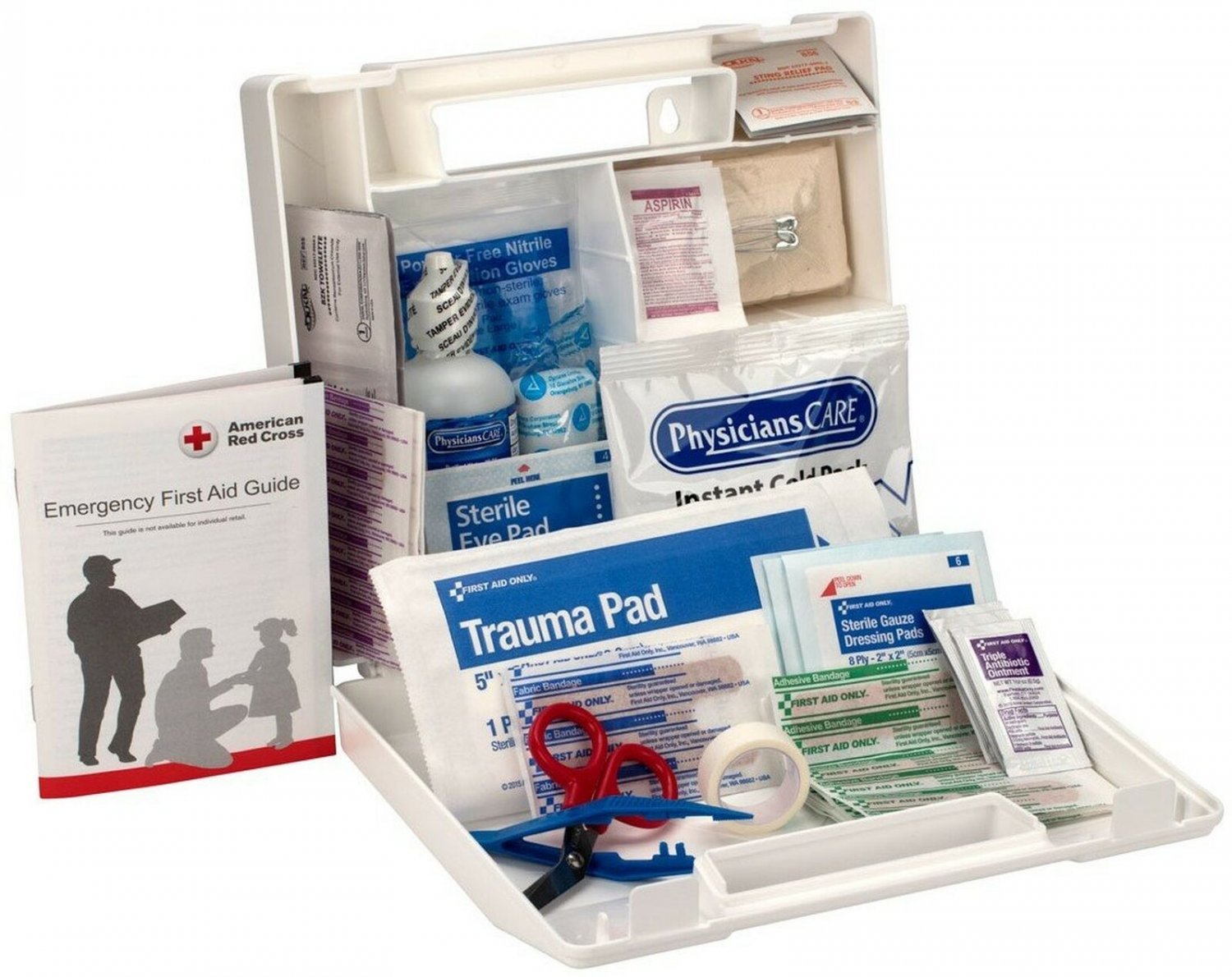 Pac-Kit by First Aid Only 25 Person Bulk First Aid Kit, 107-Piece Kit 1