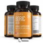 Fast Relief Vegan Capsule Boric Acid Vaginal Suppositories 600Mg 35ct Bonus E...