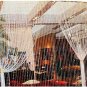 KUPOO 99 ft Clear Crystal Like Beads by the roll - Wedding Decorations (Color...
