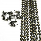 10 Meters a lot: 9.5mm/11mm Nickel/Brass/Bronze Plated Decorative Nail Strips...