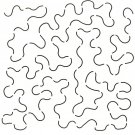 Quilting Creations Large Stipple Quilt Stencil White