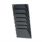 Buddy Products Mirage 7 Pocket Wall Rack, Steel, 2 x 21.5 x 9.5 Inches, Black...