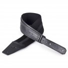 Gruv Gear SoloStrap Neo 4.0-Inch Wide Guitar and Bass Strap, Black 4.0" Wide