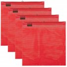 Vulcan Brands Red Safety Flag with Wire Loop for Wide and Oversize Load Marki...