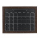 DesignOvation Beatrice Framed Magnetic Chalkboard Monthly Calendar, 23x29, Wa...