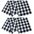 Aneco 2 Pack Table Runner Cotton Checkered Table Runner Trendy Modern Plaid D...
