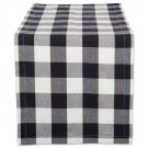 DII Cotton Buffalo Check Table Runner for Family Dinners or Gatherings, Indoo...