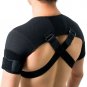 Kuangmi Double Shoulder Support Brace Strap Wrap Neoprene Protector (XX-Large)