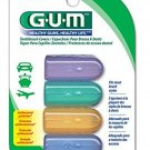 GUM Antibacterial Toothbrush Covers For Travel or Home, 4 Covers