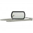 Verbatim 16GB Dog Tag USB Flash Drive - Black - 98671 16 GB