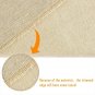 Caydo Linen Needlework Fabric, Plain Solid Colour Linen Fabric Cloth Hemp Jut...