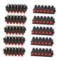 Aodesy 10pcs 12 Way Push Release Connector Plate Stereo Speaker Terminal Stri...