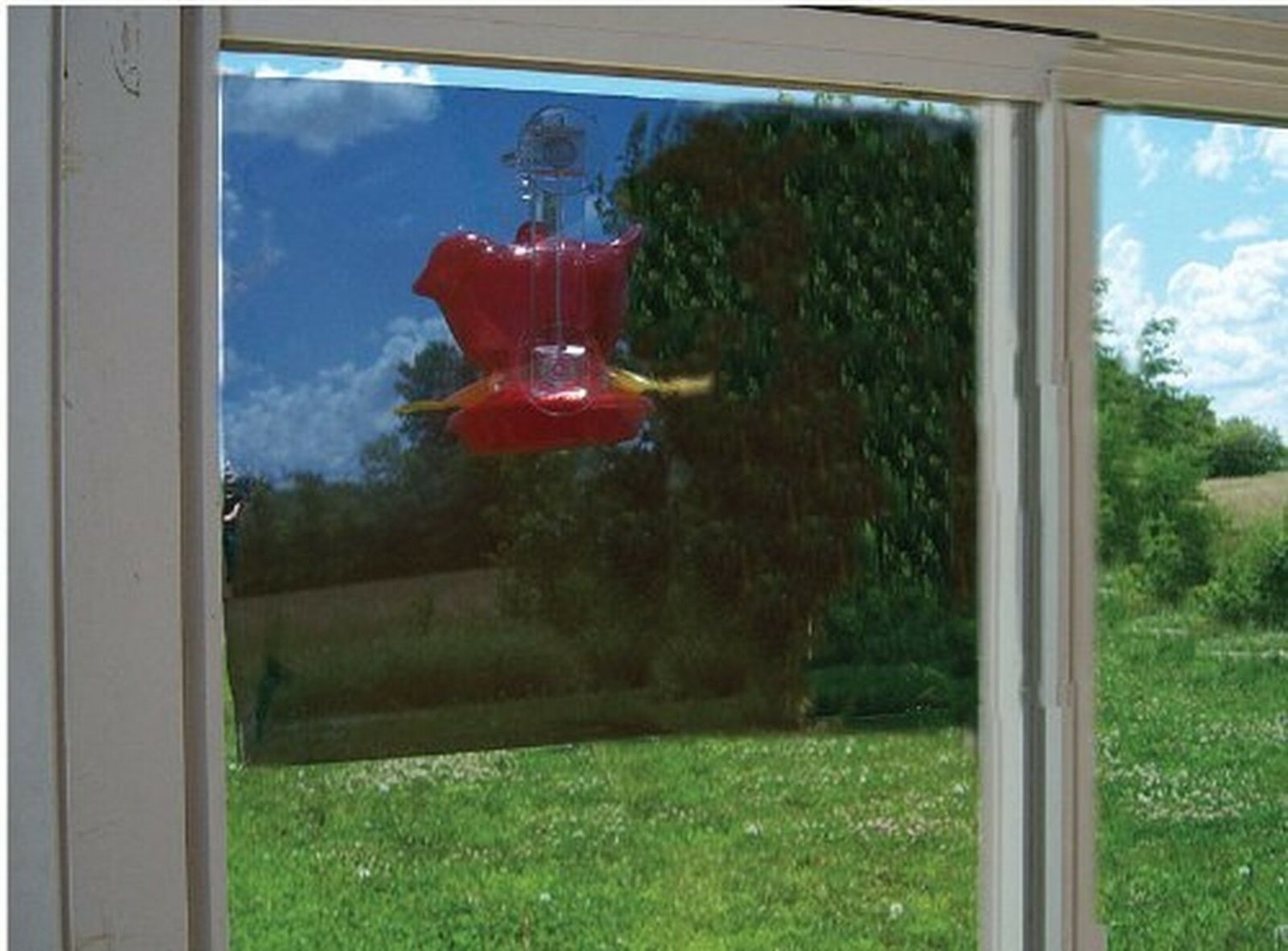 New Songbird Essentials Two-Way Window Mirror 20X12 Film Clings To Window Wit...