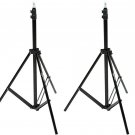 AmazonBasics Aluminum Light Photography Tripod Stand with Case - Pack of 2, 2...