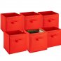 Foldable Cube Storage Bins - 6 Pack - These Decorative Fabric Storage Cubes a...
