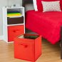 Foldable Cube Storage Bins - 6 Pack - These Decorative Fabric Storage Cubes a...