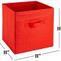 Foldable Cube Storage Bins - 6 Pack - These Decorative Fabric Storage Cubes a...