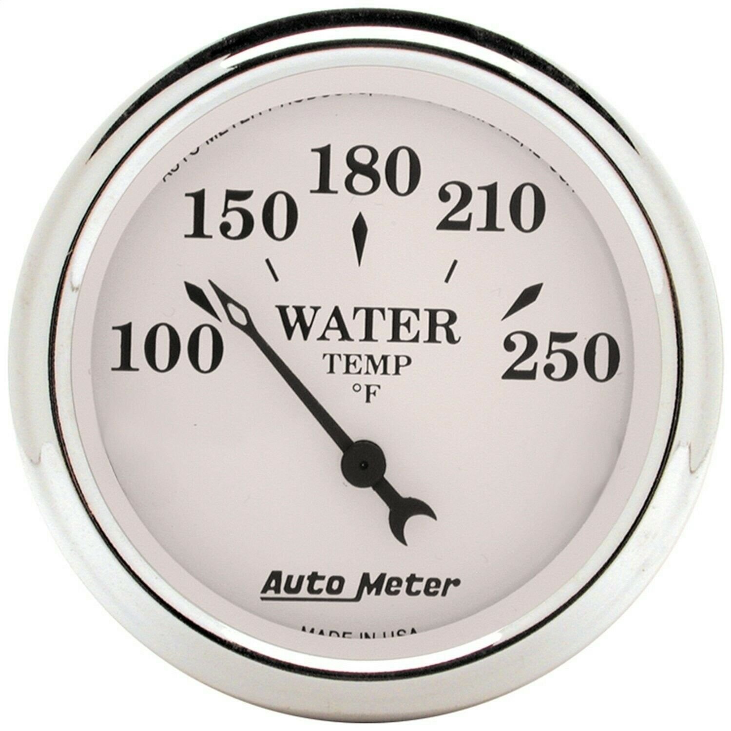 Auto Meter 1638 Old TYME White Mechanical Water Temperature Gauge