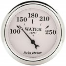 Auto Meter 1638 Old TYME White Mechanical Water Temperature Gauge
