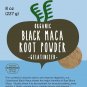 Organic Gelatinized Black Maca Root Powder - Fresh Harvest from Peru, Fair Tr...