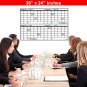 Business Basics EXTRA LARGE Dry Erase 4 Month 24" x 36" in Wall Calendar Lami...