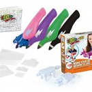 IDO3D GO 4 pen set (pen color Purple, Green, White and Pink)