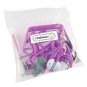 Stalwart 30 Pc Hang it Yourself Home Garage Wall Hook Kit - Hot Pink