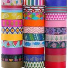Ninico 30 Rolls Washi Tape Set - 10mm Wide, Colorful Flower Style Design, Dec...