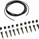 George L's Effects Kit (Black Cable, Nickle Right Angle Plugs) Black