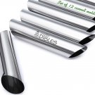 Cannoli Tubes- Canoli Molds by CiE. Set of 12 Cannolis Forms Stainless Steel ...