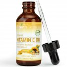 100% Natural Vitamin E Oil 35,000 IU + Organic Rosehip & Jojoba Blend - 2 OZ ...