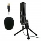 PC Microphone, USB Portable Condenser Microphone Plug & Play with Tripod Stan...