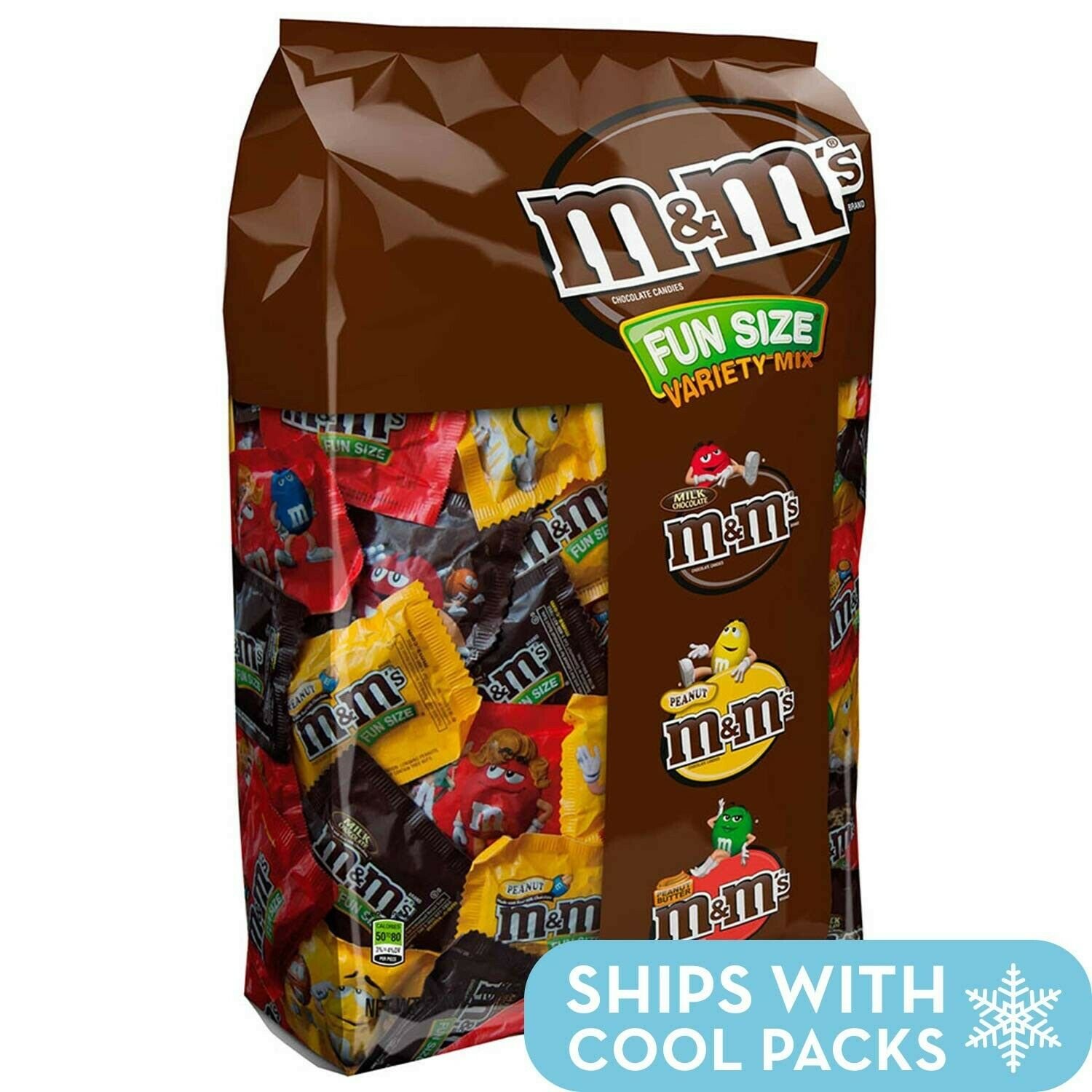 M&M'S Variety Mix Chocolate Fun Size Candy 85.23-Ounce 150-Piece Bag 150 Count