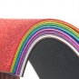 MeCamping A4 Glitter EVA Sponge Paper Foam Sheet Faux Vinyl Leatherette Fabri...