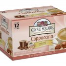Grove Square Cappuccino, Hazelnut, 12 Single Serve Cups (Pack of 3)