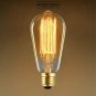 Modvera Lighting 60W Edison Light Bulb - Omni Directional Squirrel Cage Filam...