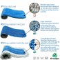 Professional Microfiber mop for Hardwood Tile Laminate & Stone Floors Dredge ...