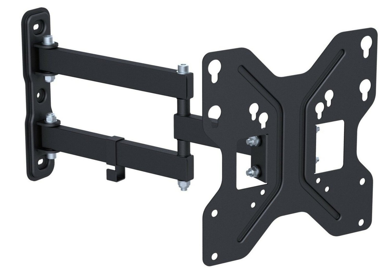 Husky Mount Full Motion TV Wall Mount Bracket Heavy Duty Articulating Tilt Sw...
