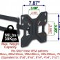 Husky Mount Full Motion TV Wall Mount Bracket Heavy Duty Articulating Tilt Sw...