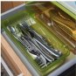 AIYoo Flatware Tray Kitchen Drawer Organizer With Lid And Drainer - Plastic K...