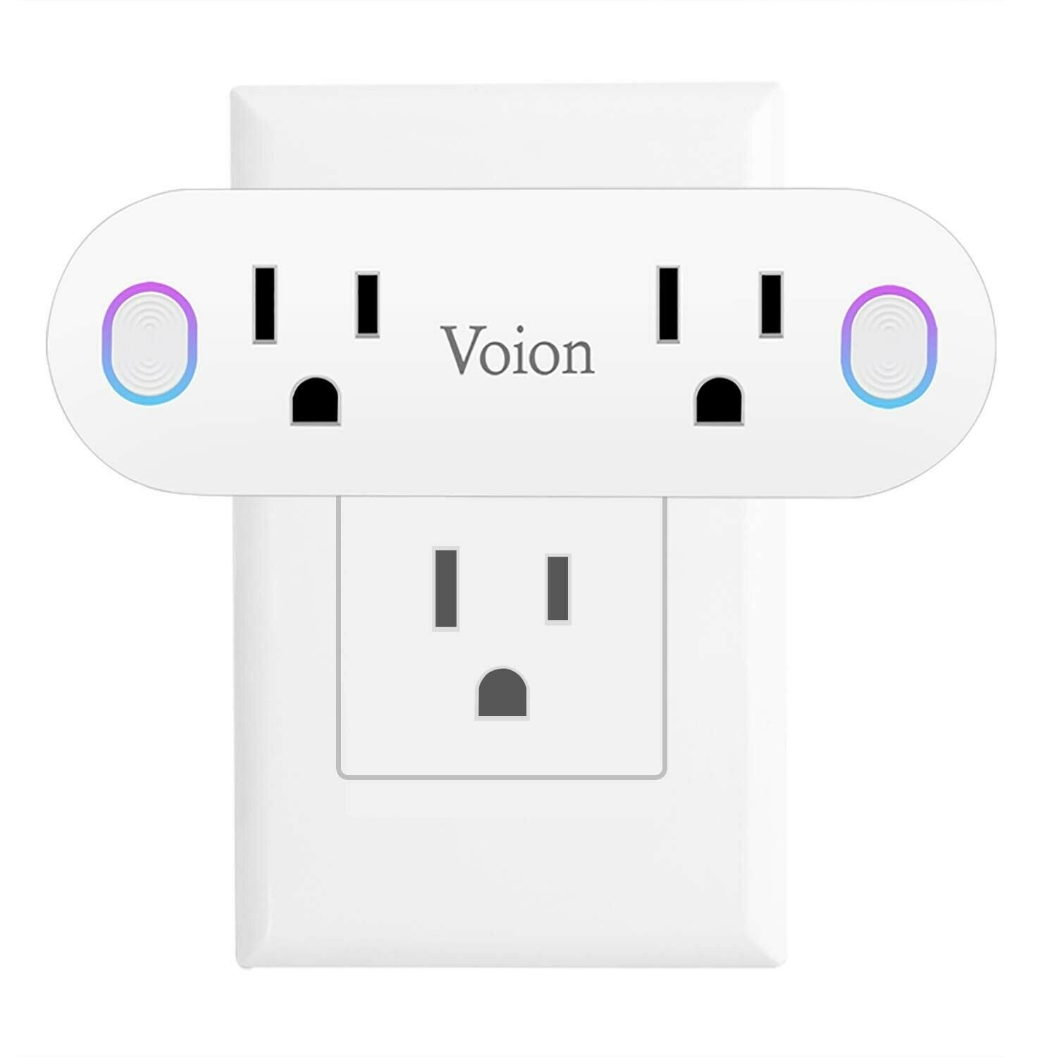 Smart Plug - Voion Dual Mini Smart Socket with Energy Monitoring and Timer Fu...