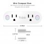 Smart Plug - Voion Dual Mini Smart Socket with Energy Monitoring and Timer Fu...
