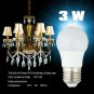 (6 Pack) Homelek 3W LED Light Bulbs, Equivalent to 25W, E26 Base, G45/G14 Bul...