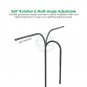 Joly Joy LED Modern Floor Lamps, Flexible Gooseneck Standing Reading Light W/...