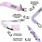 Pacifier Clip by Dodo Babies Pack of 4 + Pacifier Case, Premium Quality for G...