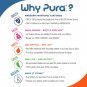 Pura Kiki Bundle Straw (Plastic Free, NonToxic Certified, BPA Free) Clear