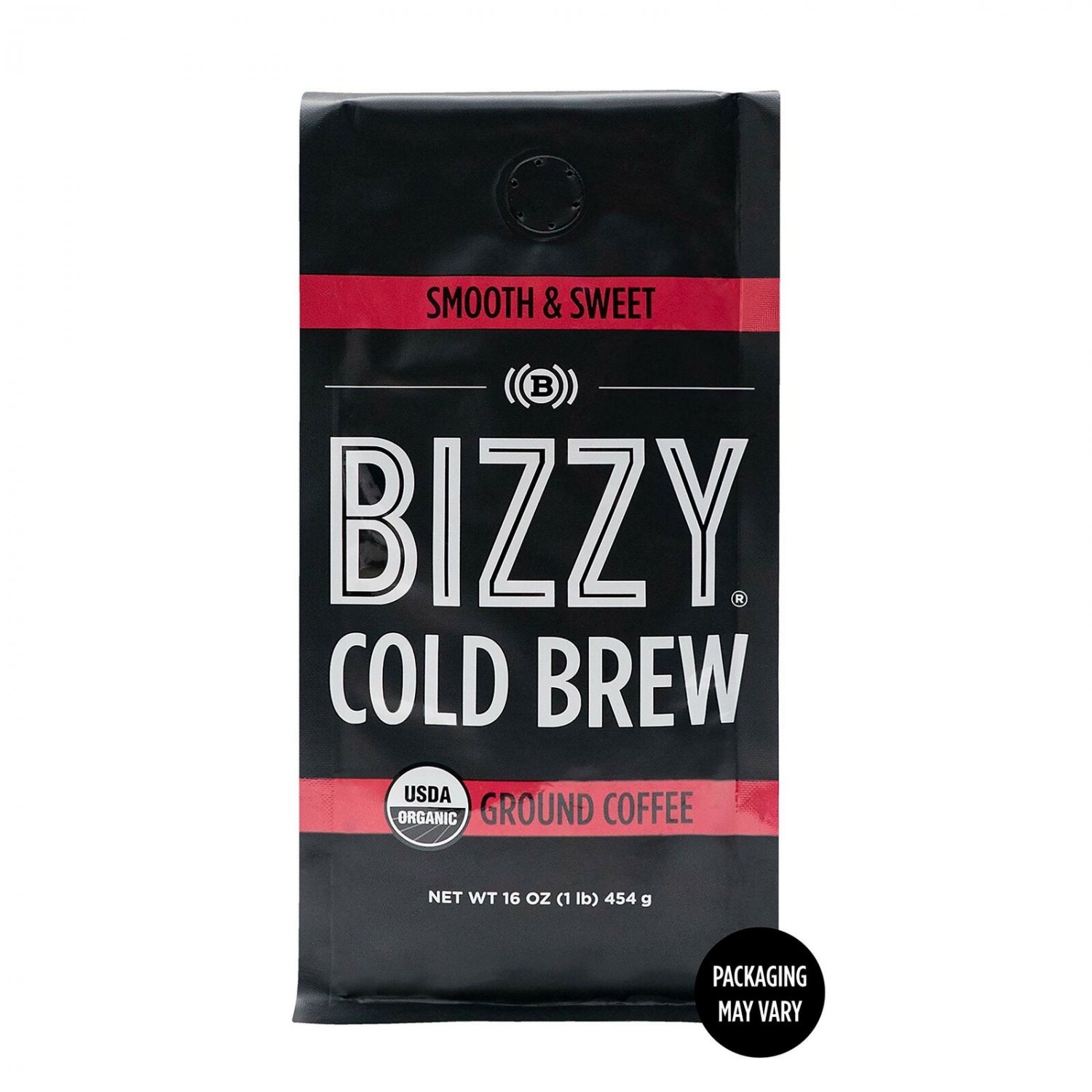 Bizzy Organic Cold Brew Coffee - Smooth & Sweet Blend - Coarse Ground Coffee ...