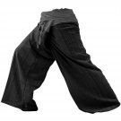 LannaPremium 43237-2 2 Tone Thai Fisherman Pants Yoga Trousers Plus Size Cott...